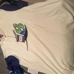 Cream and Purple Kids Graphic Tee